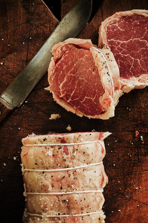 Sliced Beef Tenderloin Photograph by Colin Cooke