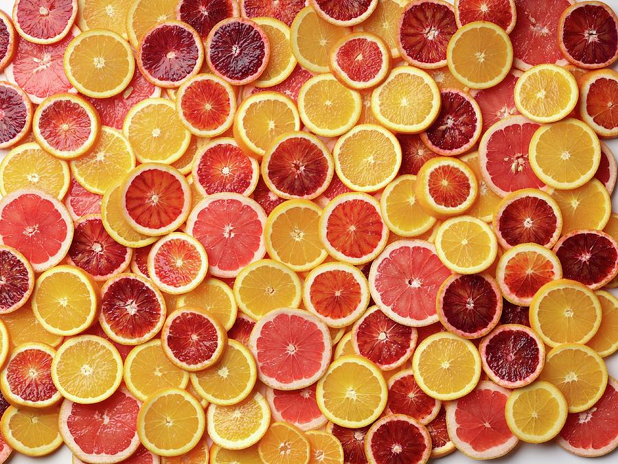 Slices Of Citrus Fruit Photograph by Renée Comet - Fine Art America