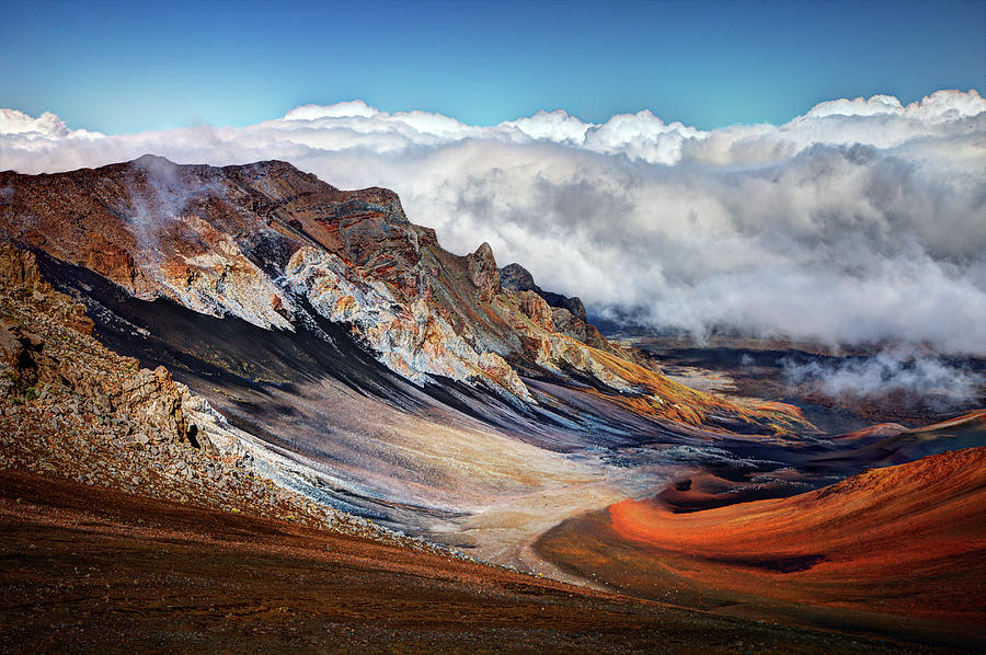 Sliding Sands Trail, Haleakala National Photograph by Ed Freeman
