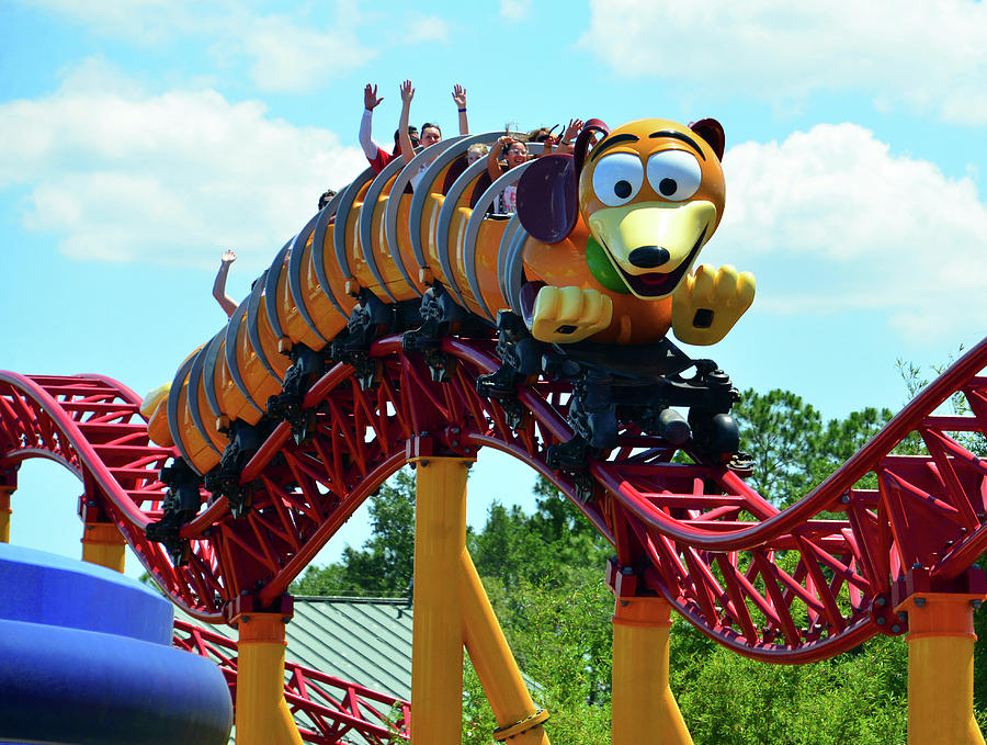 Slinky Dog Dash coaster Photograph by David Lee Thompson