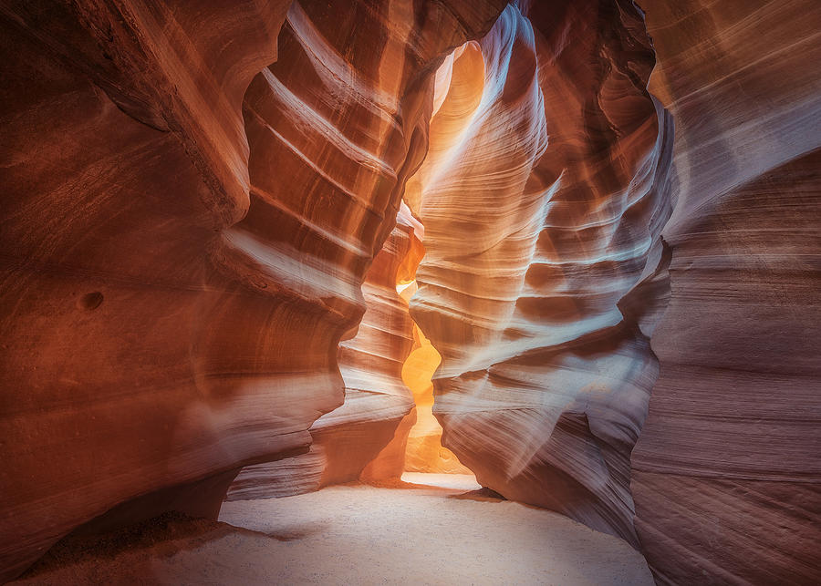Nature Photograph - Slot Canyon by David Nomdedeu