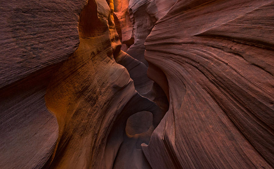 Antelope Canyon Photograph - Slot Canyon by James S. Chia