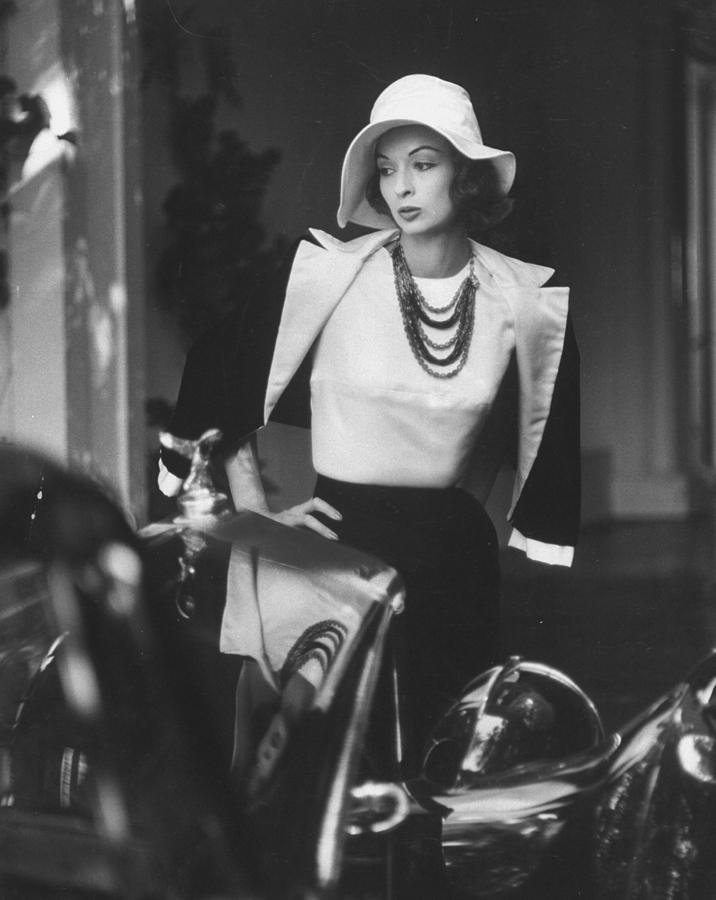 Slouch Hat In Garbo Tradition Made Of Wh Photograph by Gordon Parks Slouch Hat In Garbo Tradition Made Of Wh Photograph by Gordon Parks