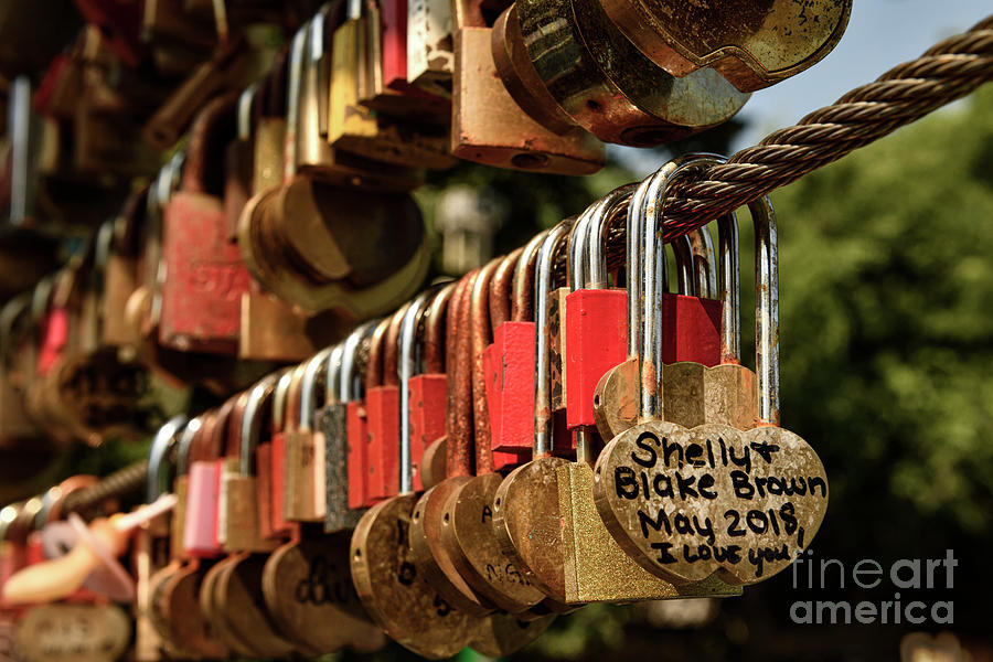 Slovenian Love Locks Photograph by Norman Gabitzsch