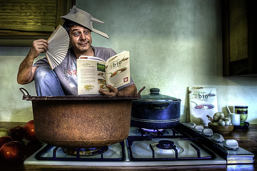 Book Photograph - Slow Cooking Its Better :) by Christian Roustan (kikroune)
