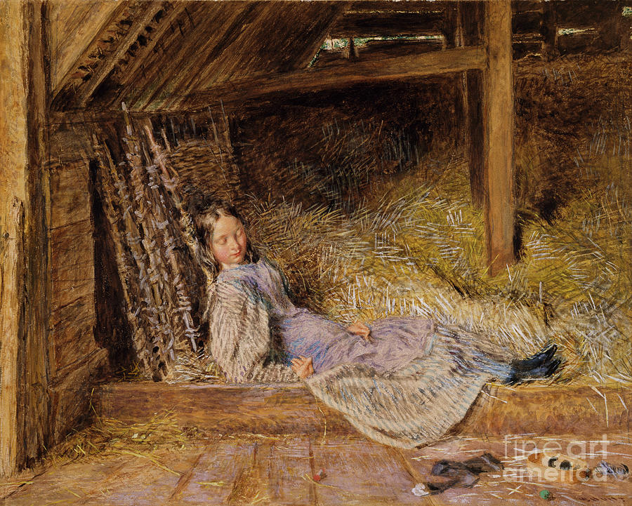 Slumber, C.1835-40 Painting by William Henry Hunt