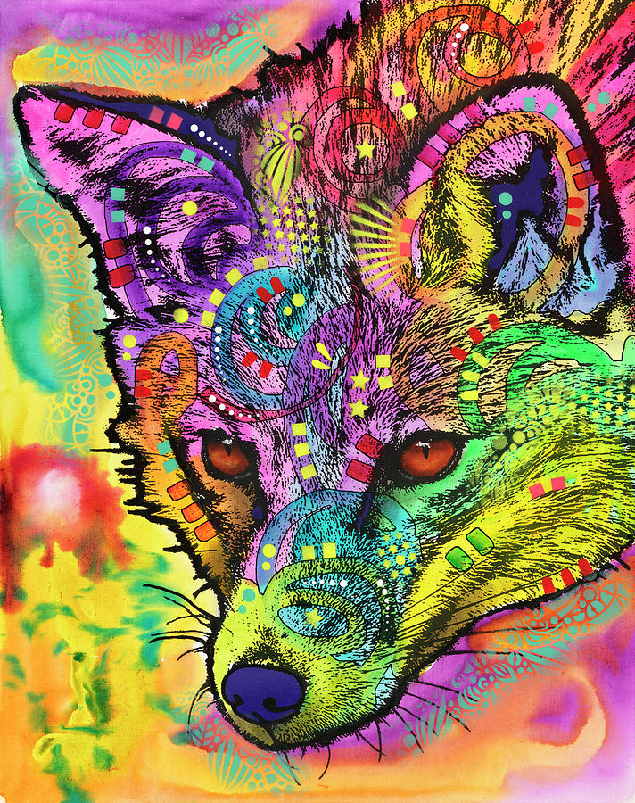 Fox Mixed Media - Sly As A Fox by Dean Russo- Exclusive