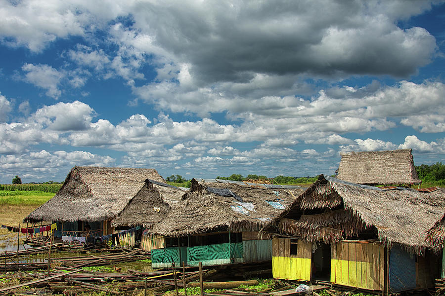 Small Amazon Village Photograph by By Kim Schandorff