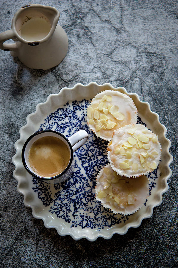 Small Apple Pies With Almonds And Lemon Icing Photograph by Patricia Miceli