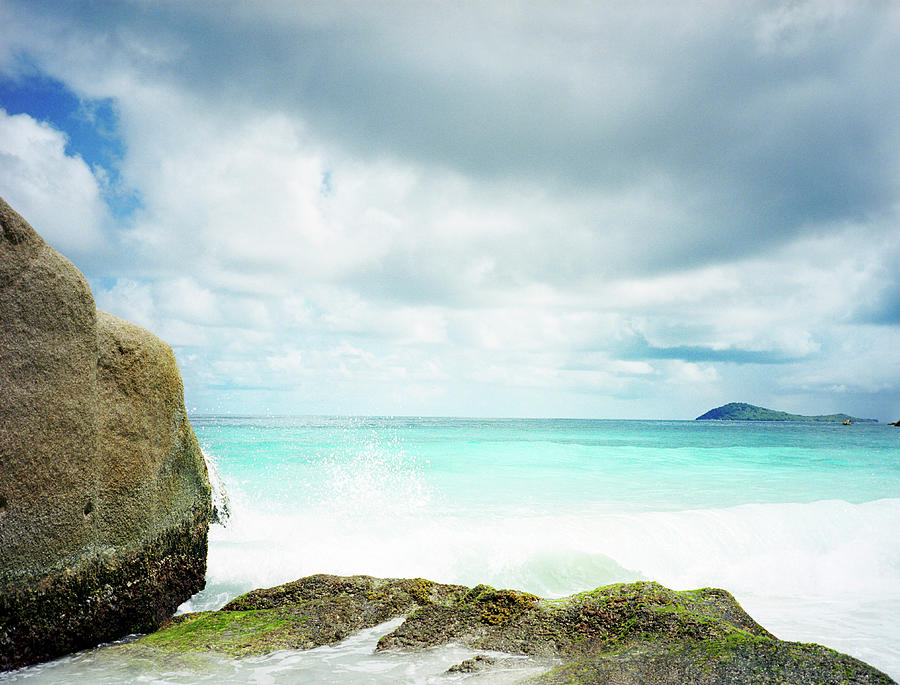 Landscape Digital Art - Small Booby Island, Seychelles by Roberto Manzotti