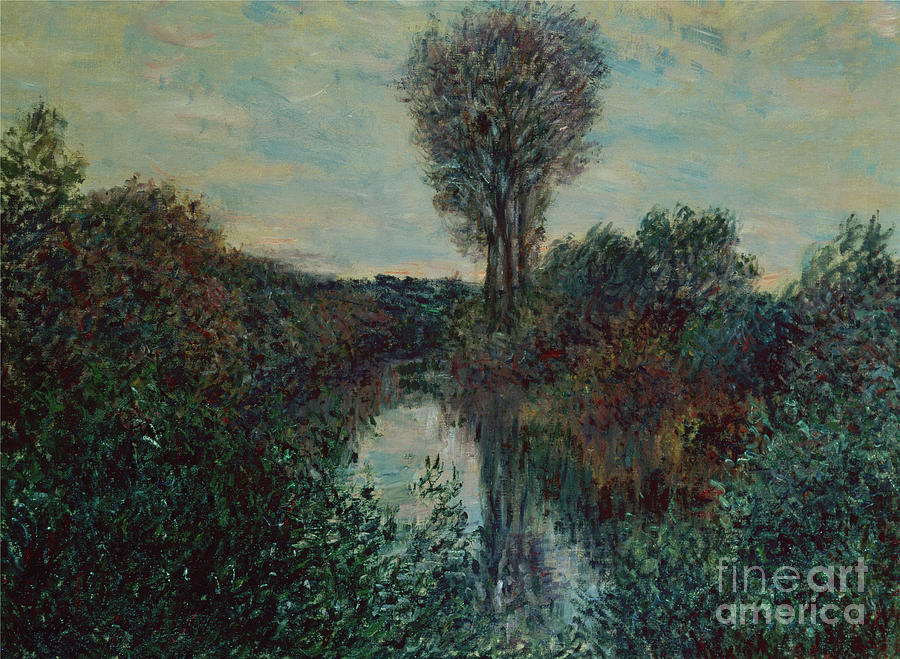 Small Branch Of The Seine, 1878 By Monet Painting by Claude Monet