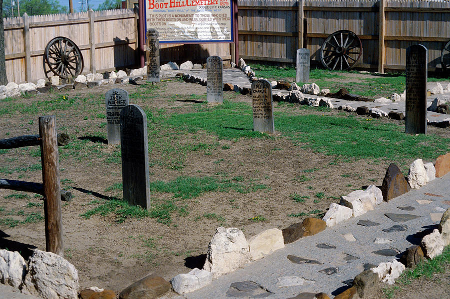 Entrance to Boot Hill museum in Dodge city, Kansas - KANS505 00121  Photograph by Kevin Russell - Pixels