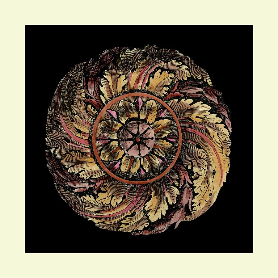 Flower Painting - Small Classic Rosette Iv by Vision Studio
