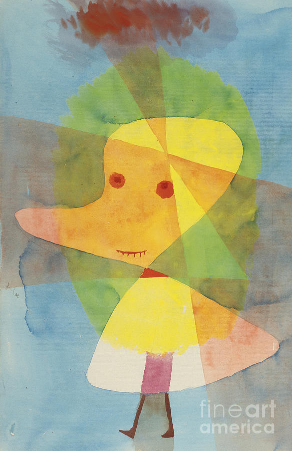 Small Garden Ghost. Artist Klee, Paul Drawing by Heritage Images