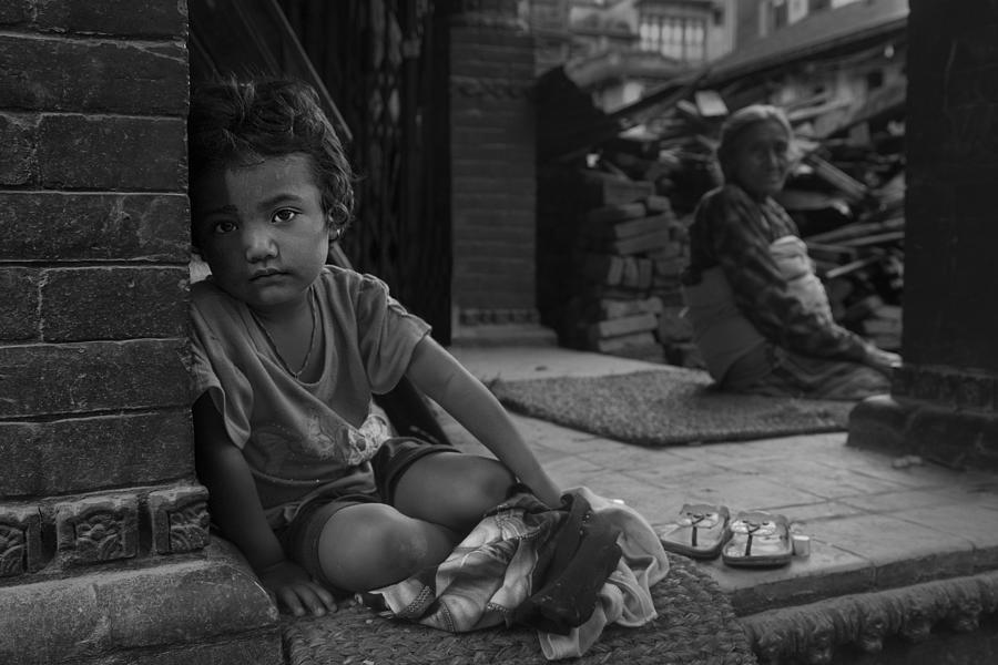 Small Nepali Girl Photograph By Haitham Al Farsi