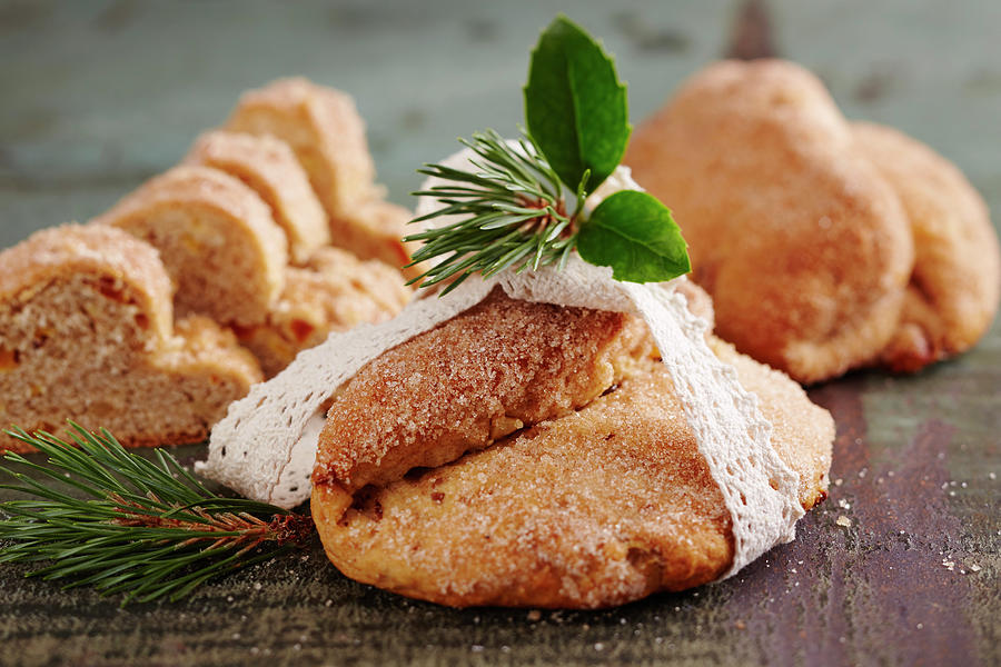 Small Nut Stollen Cake Photograph by Teubner Foodfoto - Pixels