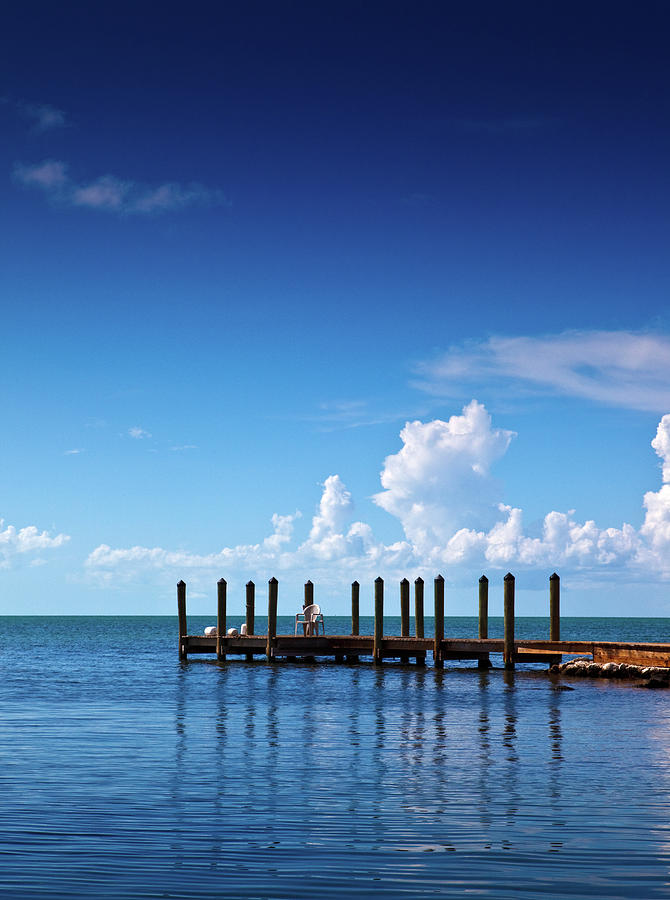 Small Pier, Florida Keys Photograph by Thepalmer