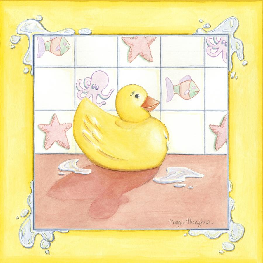 Children's Painting - Small Rubber Duck (na) I by Megan Meagher