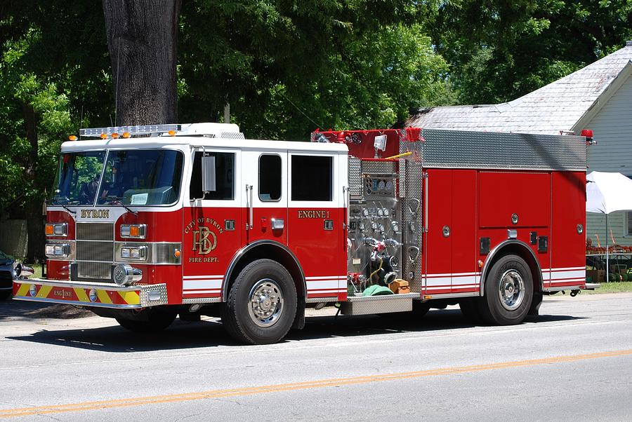 Fire Engine Photograph - Small Town Heros by Aaron Martens