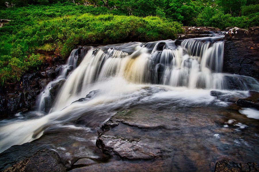 Small Waterfall - Scotland Photograph by Stuart Litoff