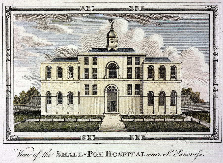 Smallpox Hospital, St Pancras, London Drawing by Print Collector