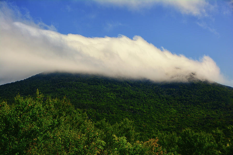 Smarts Mountain and Clouds Photograph by Raymond Salani III