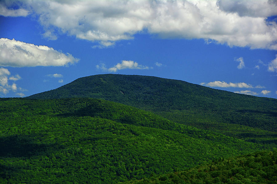 Smarts Mountain with Departing Clouds Photograph by Raymond Salani III