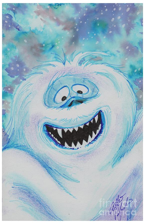 Smile from the Yeti Mixed Media by Albert Podgurski - Pixels