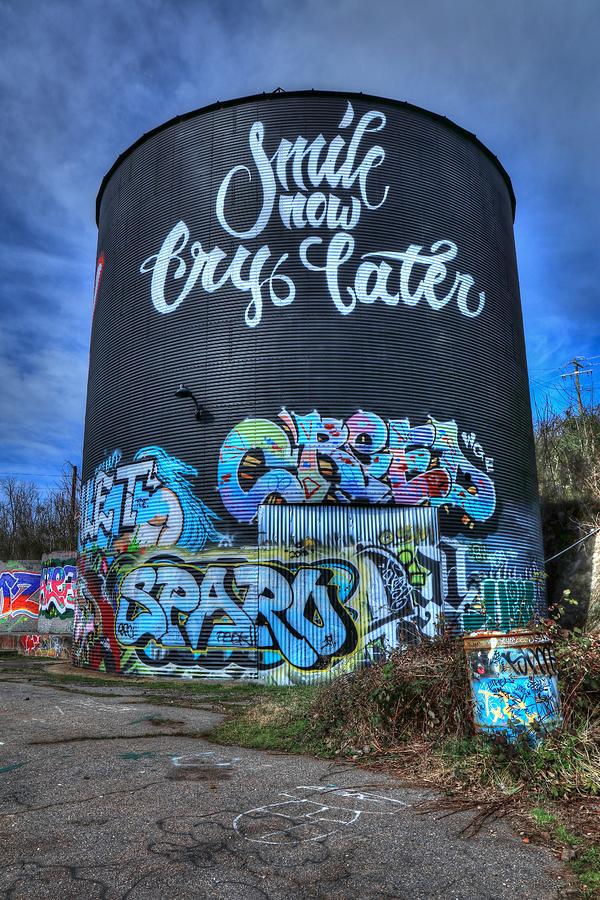 Smile Now Cry Later Asheville  Photograph by Carol Montoya