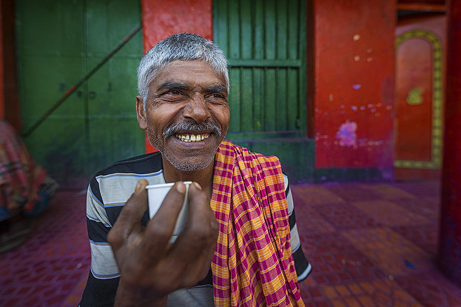 Smile With Tea Photograph by Souvik Banerjee