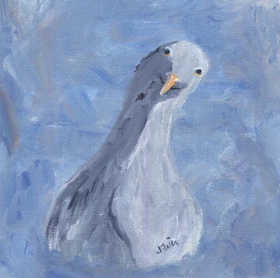 Smiley Seagull Painting