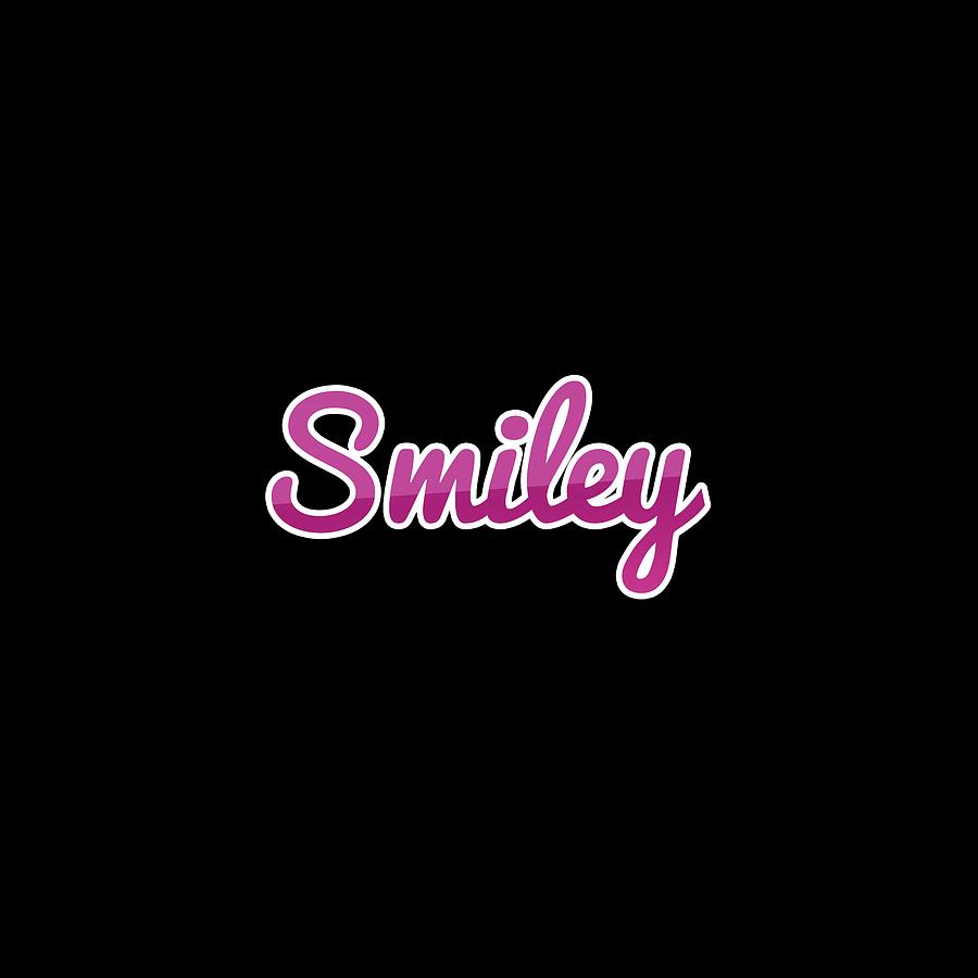 Smiley #Smiley Digital Art by TintoDesigns