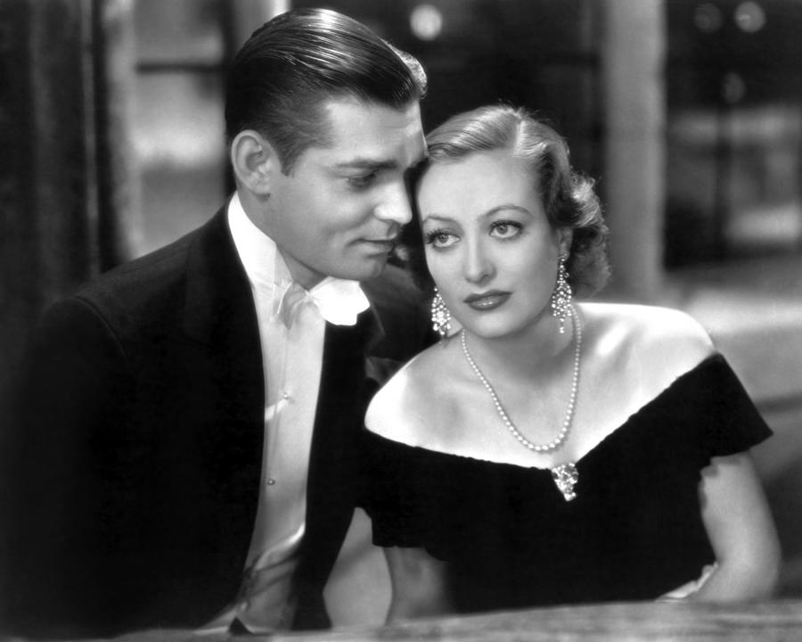 Smiling Clark Gable And Joan Crawford Photograph by Globe Photos - Fine ...