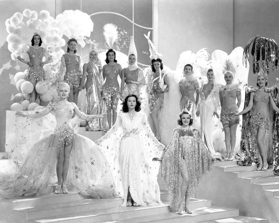 Smiling Judy Garland, Hedy Lamarr And Lana Turner Performing On Stage ...