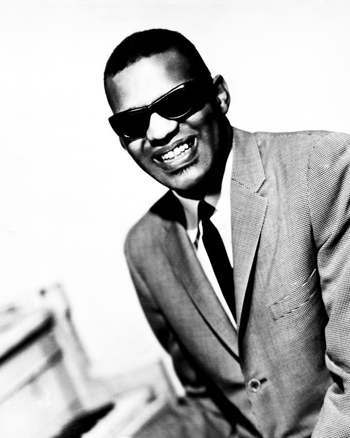 Smiling Ray Charles Photograph by Globe Photos - Fine Art America