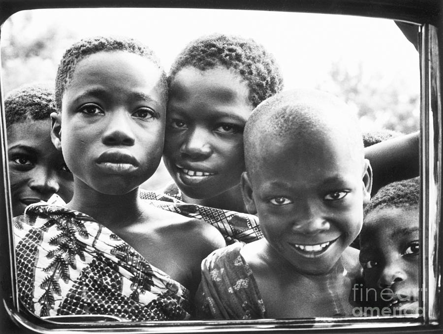 Smiling Schoolboys In Asromanso, Ghana Photograph by Bettmann