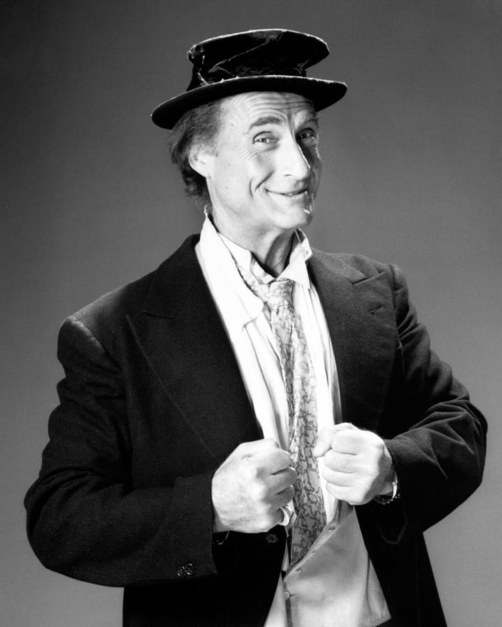 Smiling Sid Caesar Standing In Studio Photograph by Globe Photos - Fine ...