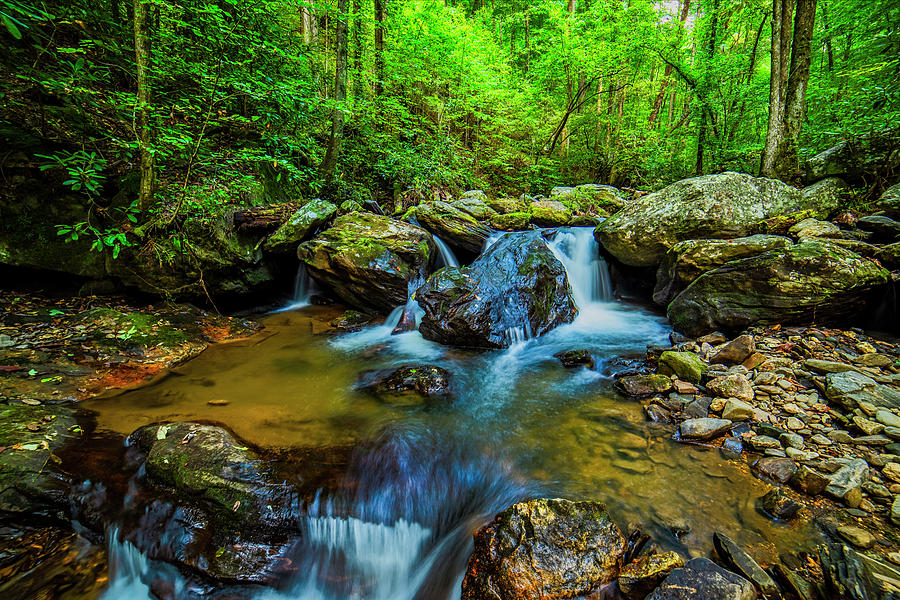 Smith Creek cascade by Andy Crawford Smith Creek cascade by Andy Crawford