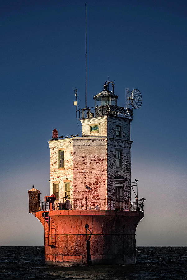 Smith Point Lighthouse Photograph by Robert Fawcett