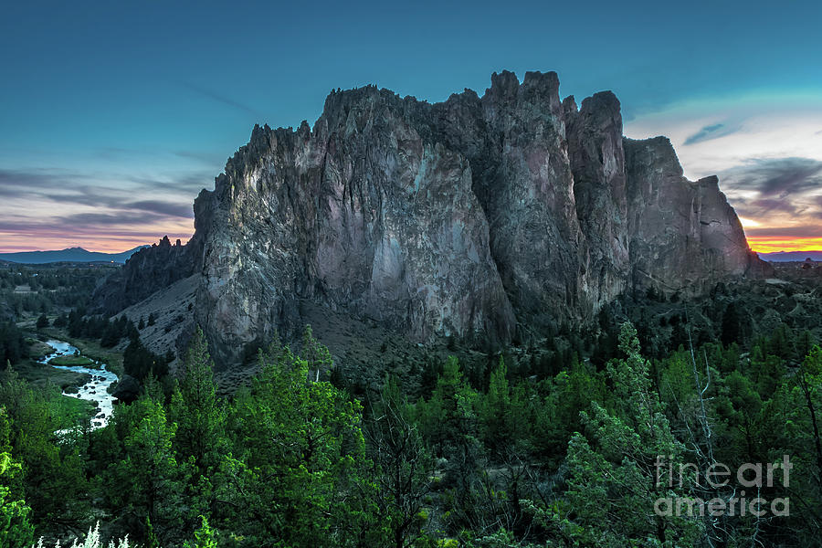 Sunset Photograph - Smith Rock At Sunset by Aaron Harris