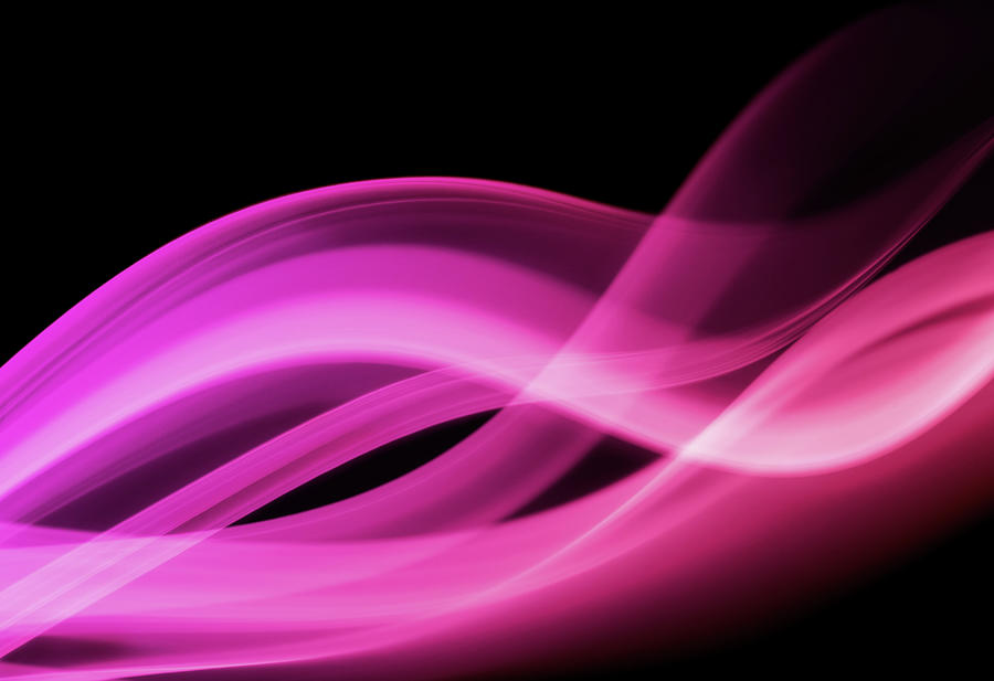 Smoke Abstract In Pink Photograph by Moncherie