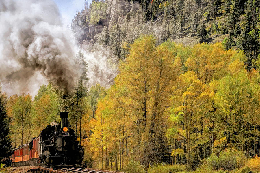 Transportation Photograph - Smoke and Cinders by Donna Kennedy