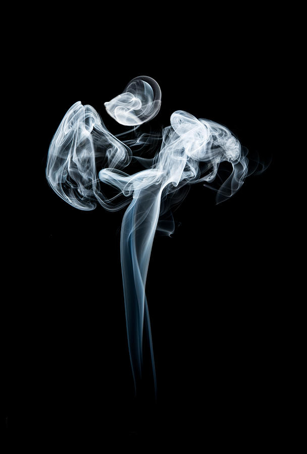 Abstract Photograph - Smoke Angel by Jerry Berry