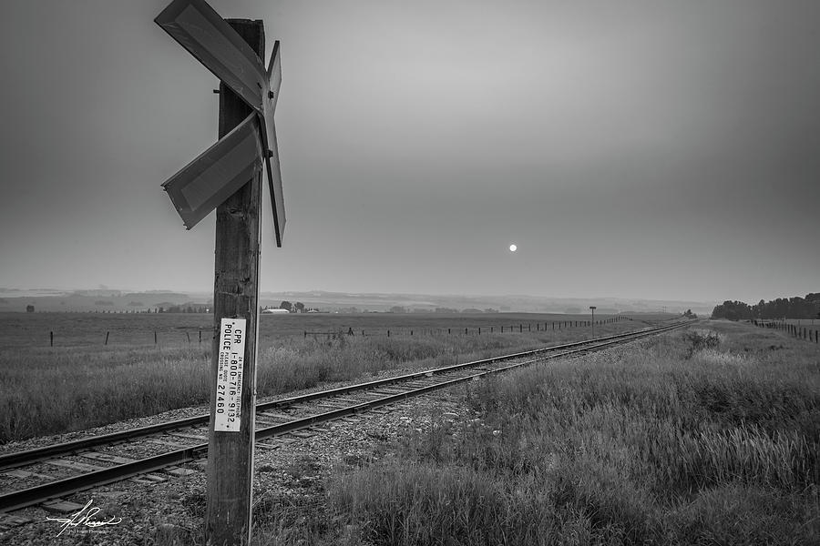 Prairie Photograph - Smoke Haze Over the Prairie by Phil And Karen Rispin
