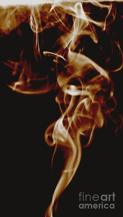 Smoke Photograph - Smoke10 by David Barnicoat