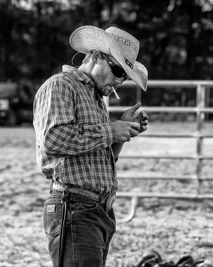 Cowboy Smoke Photograph