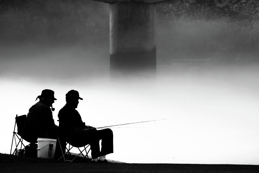 Smoking And Fishing 2 Photograph
