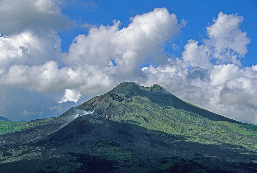 Smoking Volcano Photograph by David Hosking - Fine Art America