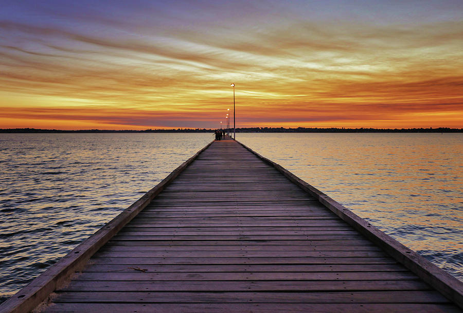 Smoky Sky at Sunset Photograph by Sue Errington-Wood