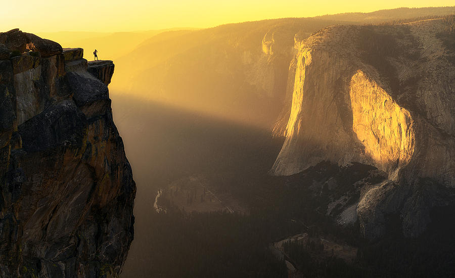 Yosemite National Park Photograph - Smoky Valley by Aidong Ning